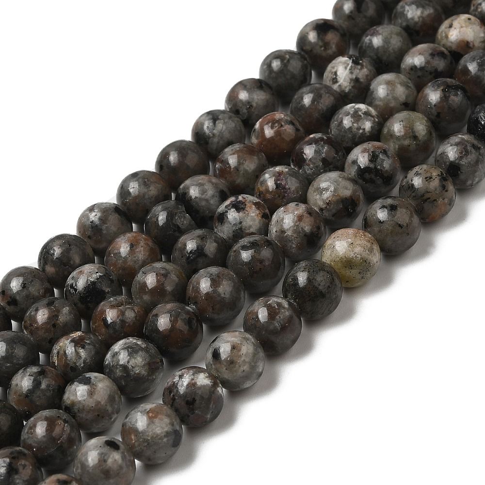 Natural Fluorescent Syenite Rock(Glow under UV Light) Beads Strands, Round, 8mm, Hole: 0.5mm, about 47pcs/strand, 14.96''~15.08''(38~38.3cm)