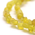 Natural Korea Olive Jade Beads Strands, Nuggets, 3~5x3~5x3~8mm, Hole: 1mm, about 85~90pcs/strand, 15.7 inch(40cm)