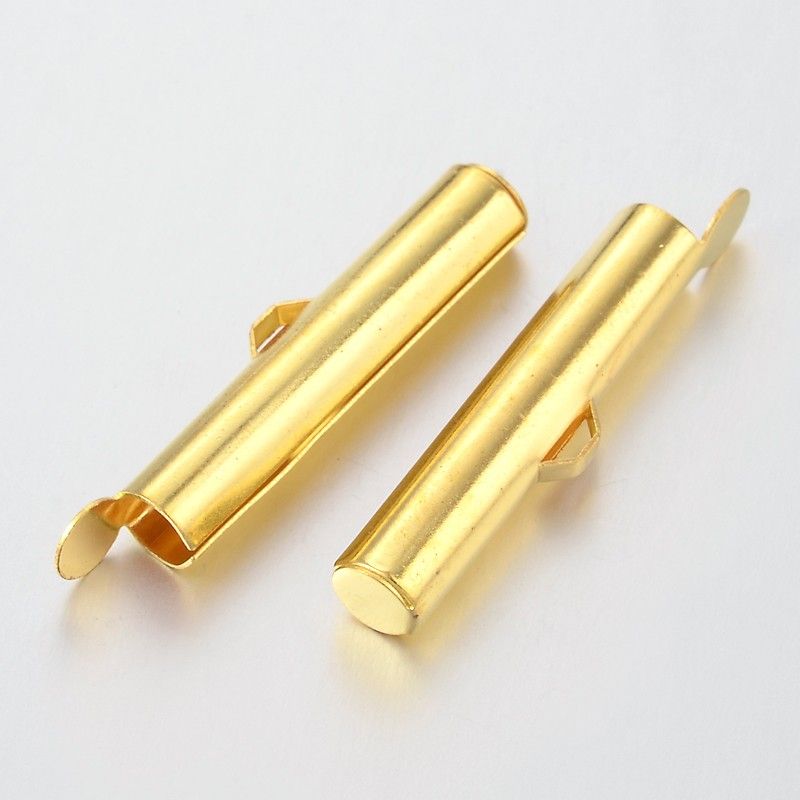 4pcs/ Slide clasp tubes/26x5mm
