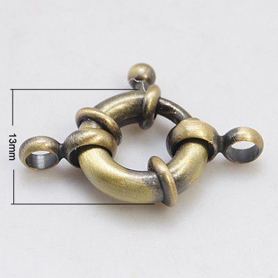 Brass Spring Ring Clasps/13mm