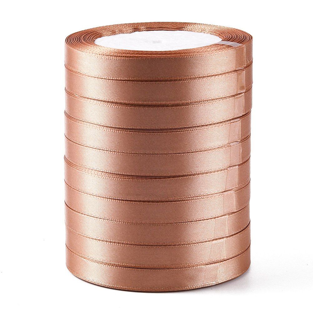 Single Face Satin Ribbon, Polyester Ribbon 10mm/22m