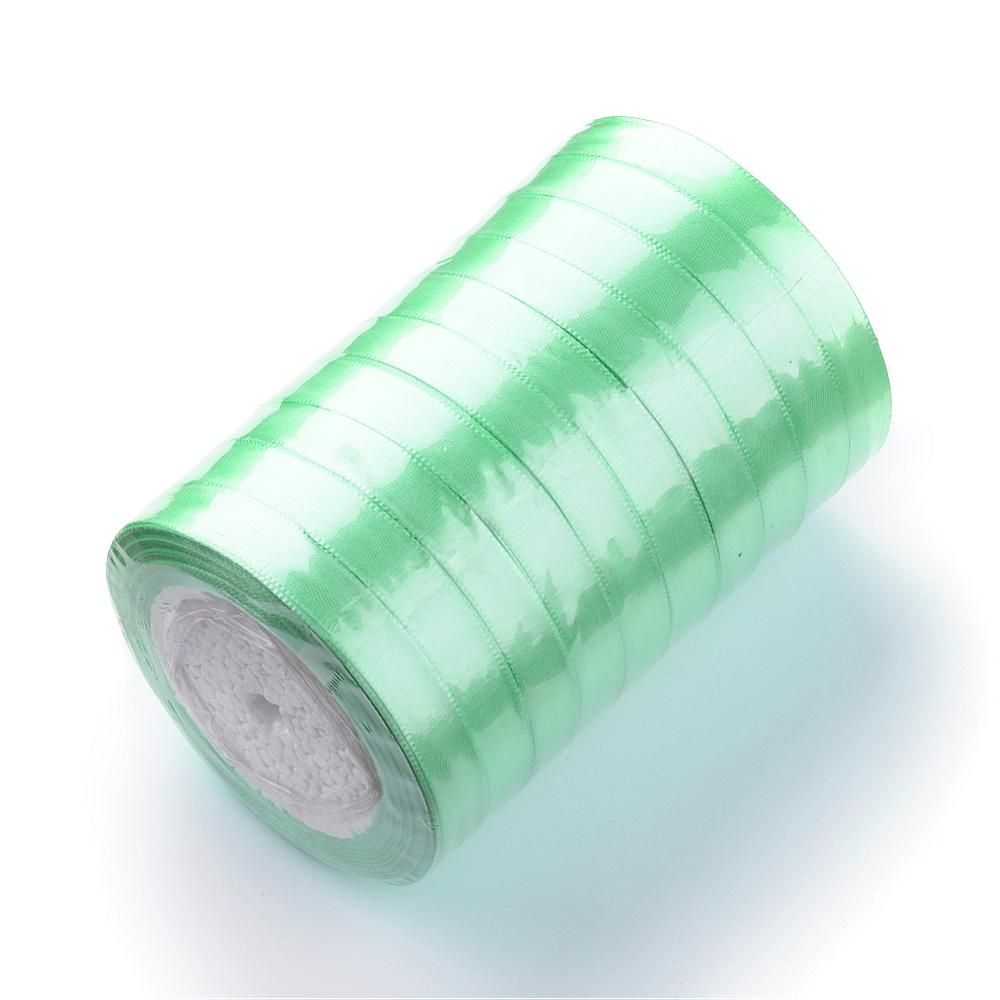 Single Face Satin Ribbon, Polyester Ribbon, Multiple colors, 6mm/22m