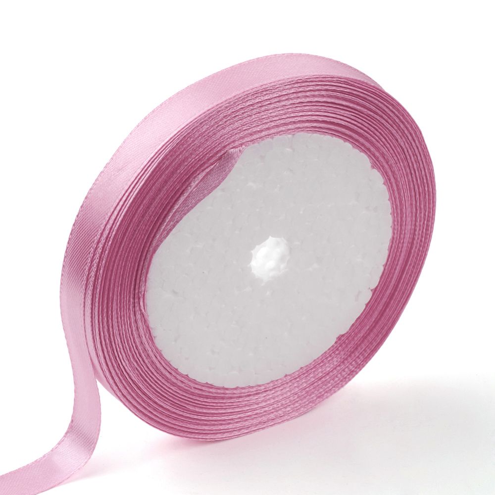 Single Face Satin Ribbon, Polyester Ribbon, Multiple colors, 6mm/22m