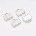 1pcs/Brass Multi-strand Box Clasp/ 21x23mm