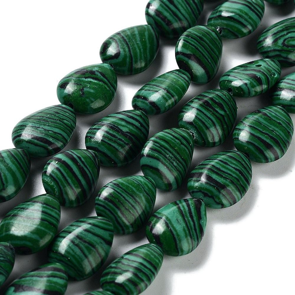 Synthetic Malachite Beads Strands, Column, 10x10mm, Hole: 1.4mm, about 40pcs/strand, 15.47 inch(39.3cm) (Copy)