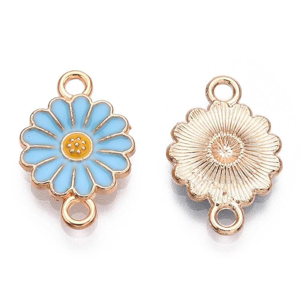 4pcs/Alloy Enamel Connector Charms/18x12x2mm