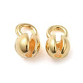 2pcs/String fals/ gold plated 18K/6x4x3.5mm