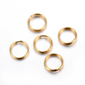 10pcs/304 Stainless Steel Split Rings, Double Loops Jump Rings/6x1mm