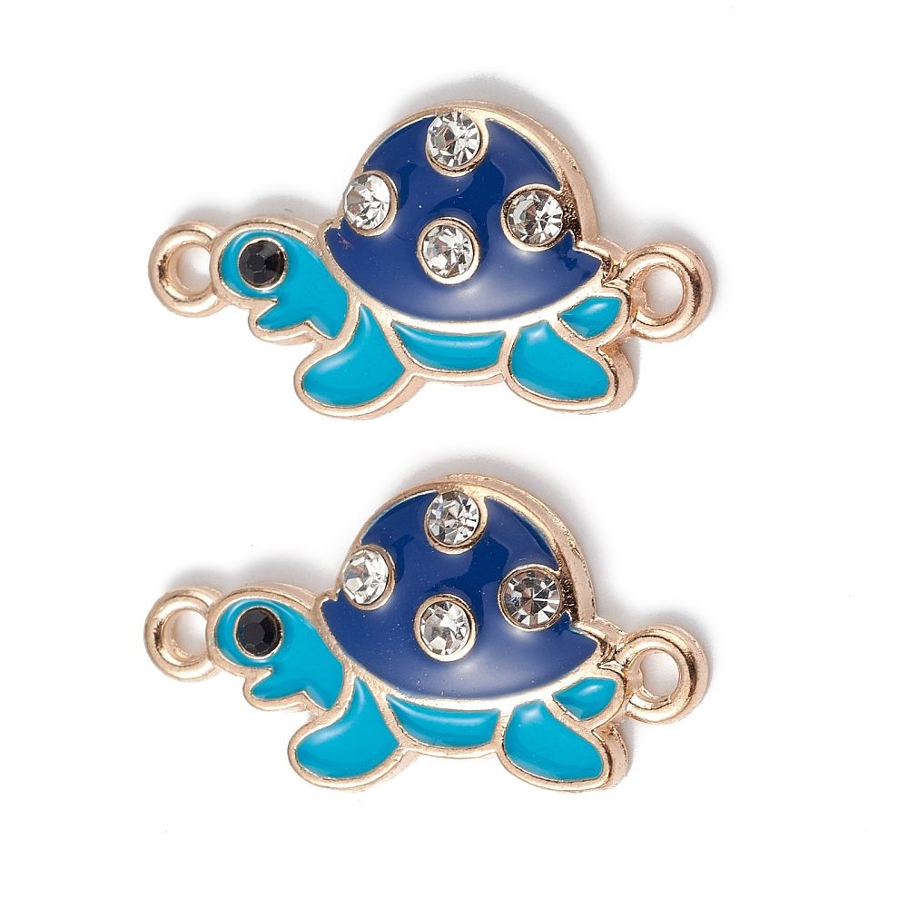 2pcs/Alloy Enamel Connector Charms/23x12x3mm
