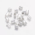 2x2x0.15mm/Brass Crimp Beads, Tube