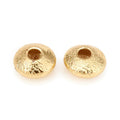 4pcs/Brass Spacer Beads, Long-Lasting Plated/5x2.5mm