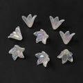 20pcs/Transparent Acrylic Bead Caps 20pcs