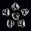 20pcs/Transparent Glass Petal Beads, Peony/19x19x5.5mm