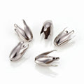 10pcs/4-Petal Iron Bead Caps/ 13x7~8mm