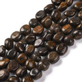 Natural Bronzite Beads Strands, Nuggets, Tumbled Stone, 7~12x6~8x5~7mm, Hole: 1mm, about 43~44pcs/strand, 15.47~15.63''(39.3~39.7cm)