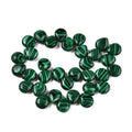 Synthetic Malachite Beads Strands, Teardrop, Top Drilled, 12~12.5x10~11x5~5.5mm, Hole: 1~1.2mm, about 33pcs/strand, 8.86~10.2''(22.5~25.5cm)