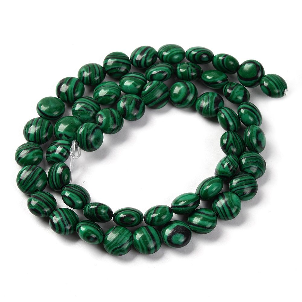 Rondelle Dyed Synthetic Malachite Bead Strands, 6~7x4~5mm, Hole: 1mm, about 93pcs/strand (Copy)
