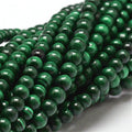 Natural Malachite Bead Strands,38cm