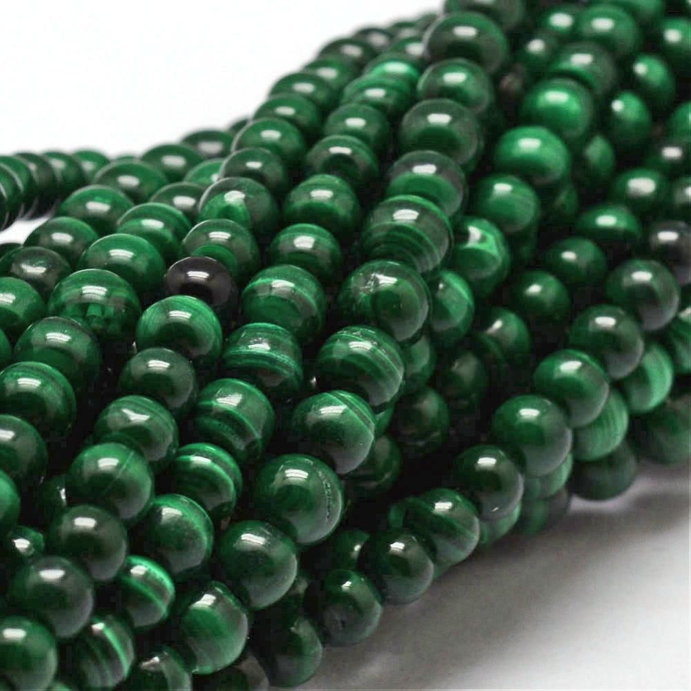 Natural Malachite Bead Strands,38cm