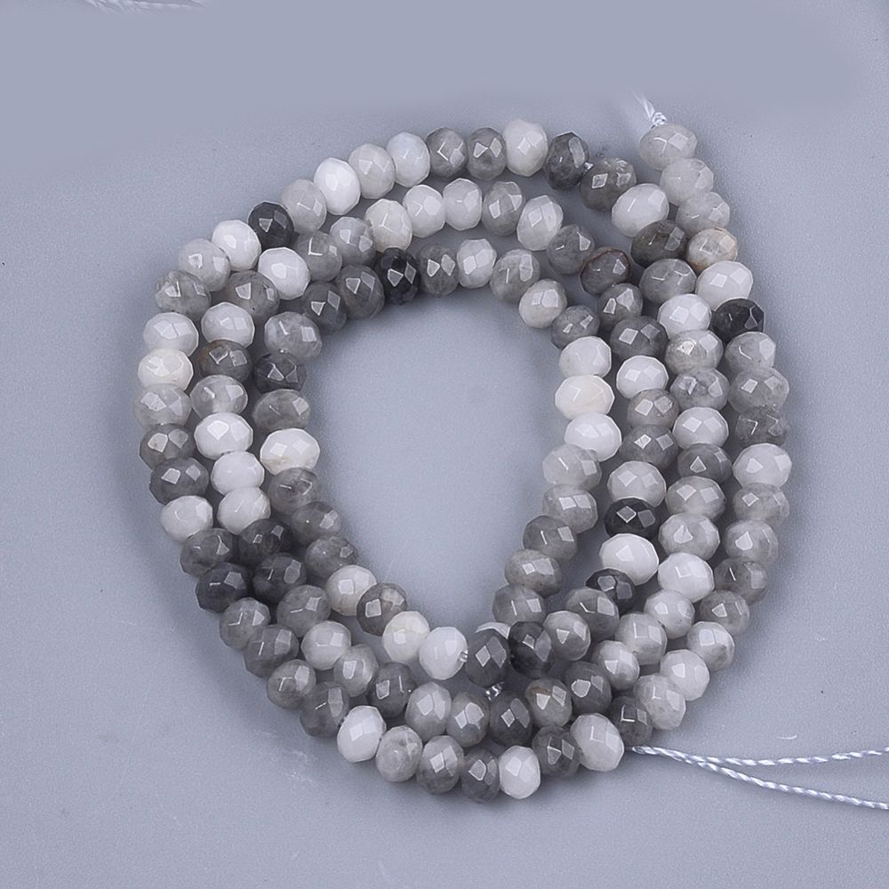 Natural Eagle Eye Stone Beads Strands, Heishi Beads, Flat Round/Disc, 4x2.50mm,Hole:0.70mm