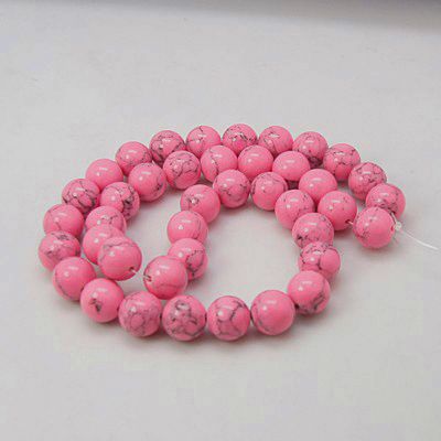 Natural Howlite Turquoise Beads Strand/10mm, Hole: 1mm, about 40pcs/strand
