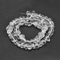 Natural Quartz Crystal Nuggets Bead Strands, Rock Crystal Beads, Tumbled Stone, 6~10x9~12x8~10mm, Hole: 1mm, about 15.3 inch~15.7 inch