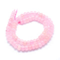 Natural Rose Quartz Beads Strands, Rondelle, 8x5mm, Hole: 1mm, about 68pcs/strand, 15.15 inch(38.5cm)