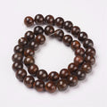 Natural Bronzite Beads Strands, Round, , 15 inch(38cm)