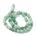 Natural Green Aventurine Beads Strands, Potato, 5~10x7~8x7~8mm, Hole: 1.2mm, about 51pcs/strand, 15.16 inch(38.5cm)