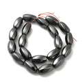Hematite Beads Strands, Twist, 19.5~20x11~11.5mm, Hole: 1.5mm, about 20pcs/strand, 15.59''(39.6cm)