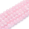 Natural Rose Quartz Beads Strands, Round, , 14.7inch