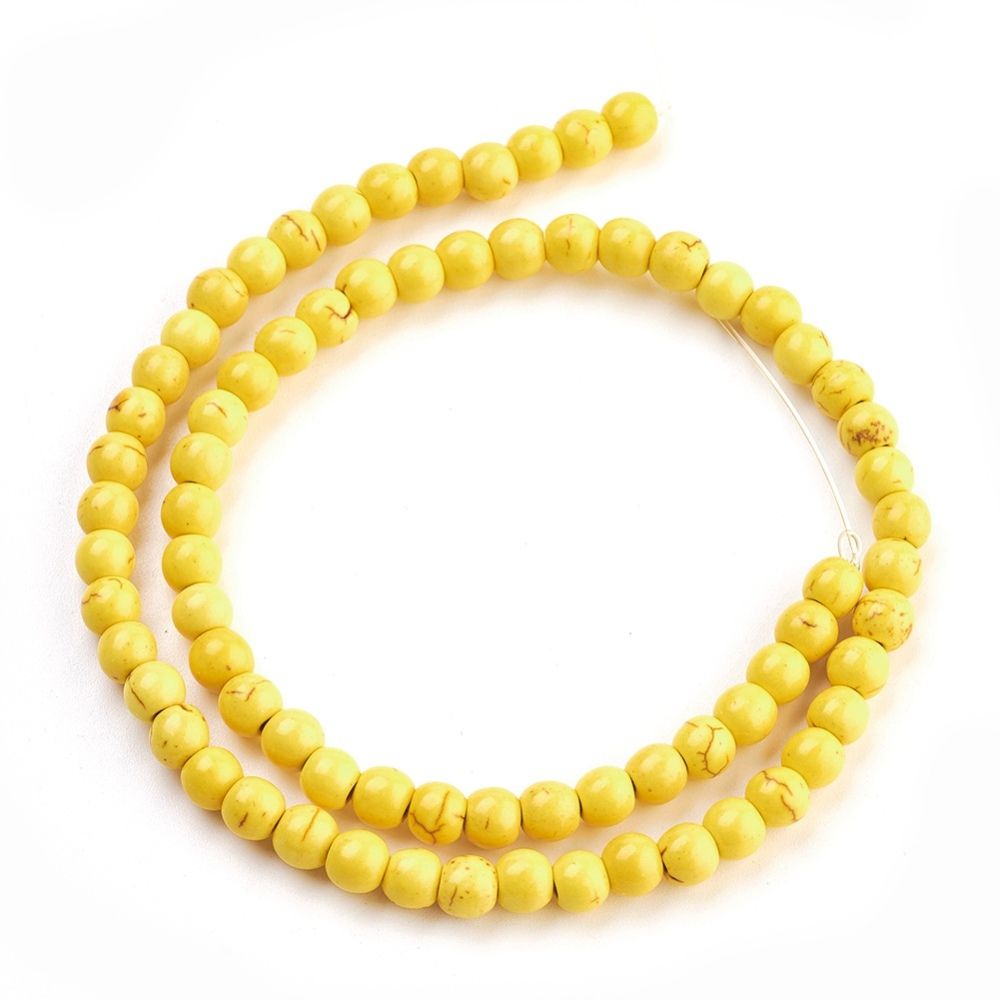 Natural Howlite Beads Strand