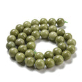 Natural Alashan Agate Beads Strands, Dyed, Round, 10mm, Hole: 1mm, about 38pcs/strand, 14.88''(37.8cm)