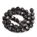 Natural Fluorescent Syenite Rock(Glow under UV Light) Beads Strands, Round, Faceted, 9.5~10x9~9.5x9~9.5mm, Hole: 1mm, about 38pcs/strand, 13.78~14.8''(35~37cm)