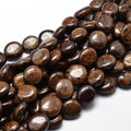 Natural Bronzite Nuggets Beads Strands, Tumbled Stone, 4~8x6~9x5~7mm, Hole: 1mm, about 15.3 inch~15.7 inch