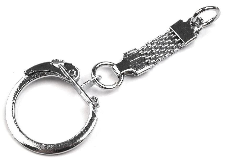 1pcs/Keychain ring with clasp, Multiple colors