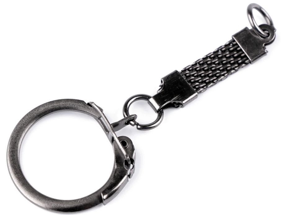 1pcs/Keychain ring with clasp, Multiple colors