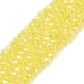 Electroplate Glass Beads Strands, AB Color Plated, Faceted, Rondelle, 2.3~2.7x2mm, Hole: 0.4mm, about 135~140pcs/strand, 26~27cm