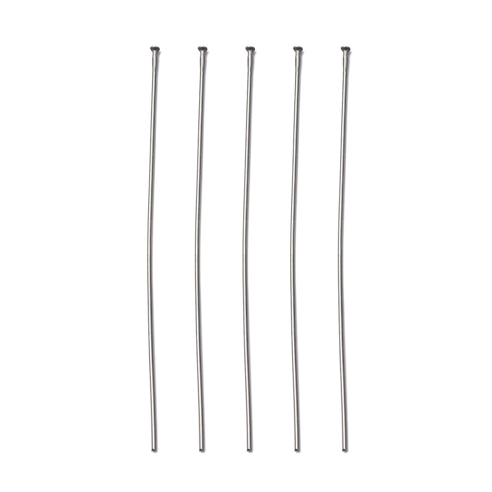 50pcs/ 304 Stainless Steel Flat Head Pins / 65x0.7mm
