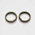 ~30pcs/8x1mm/Brass Split Rings, Double Loops Jump Rings, Antique Bronze