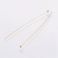 10pcs/ Rack Plating Brass Ball Head pins, Long-Lasting Plated/61x0.6mm