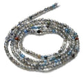 Natural Apatite Beads Strands, Faceted Round, 2mm, Hole: 0.5mm, about 175~233pcs/strand, 15.16''~15.35''(38.5~39cm)