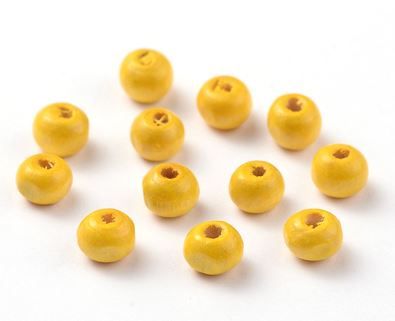 ~66pcs/Natural Wood Beads/10mm