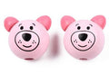 6pcs/Natural Wooden Beads, Bear, 27x26.5~28x23.5~25.5mm, Hole: 5mm