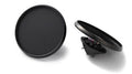 2pcs/304 Stainless Steel Flat Round Brooch Brooch Base Settings/17.5x10mm