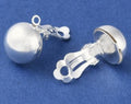 2pcs/Brass Earring Findings, for Non-Pierced Ears/ 20x13mm