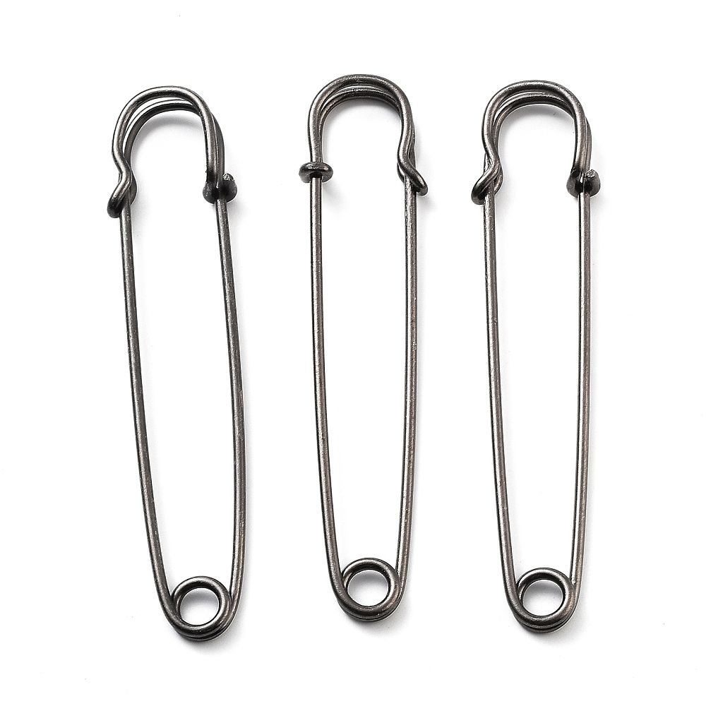 1pcs/Iron Brooch Findings /100.5x23.2x7mm