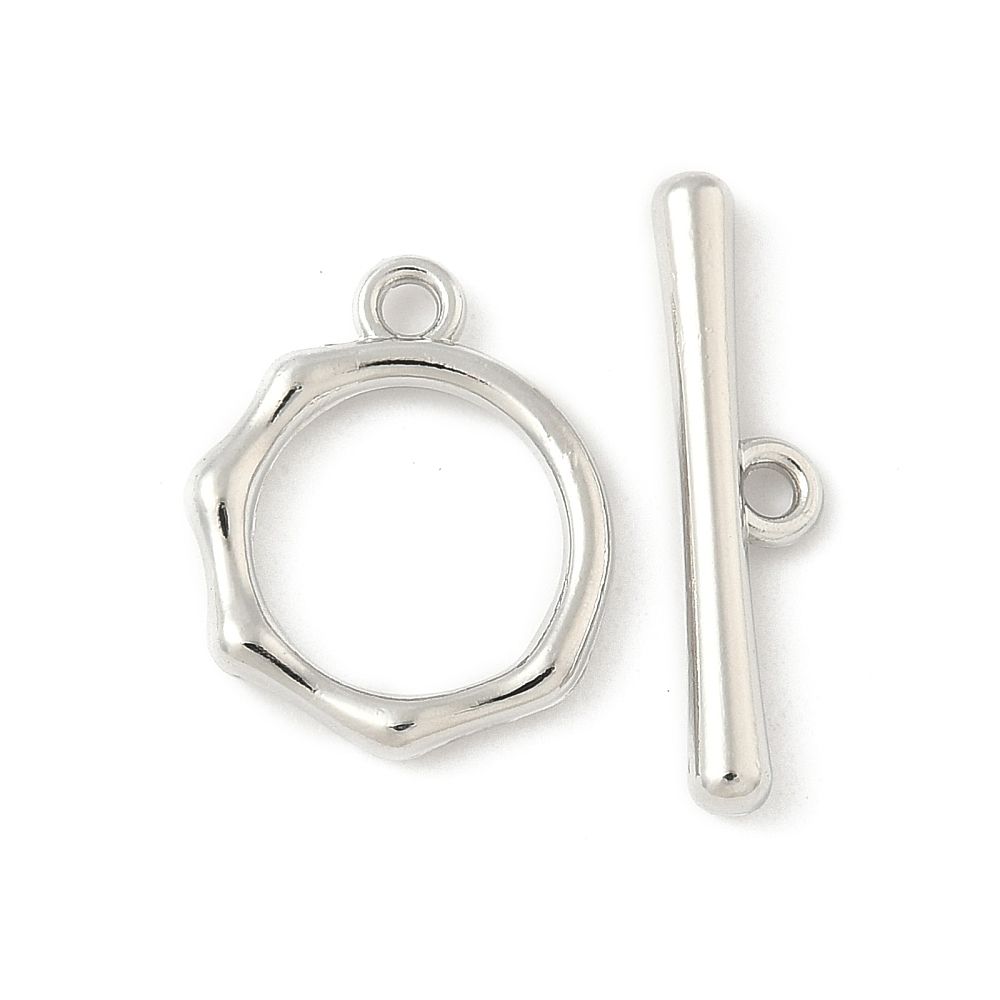 Alloy Toggle Clasp/16x13x2.5mm