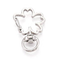 Alloy Swivel Snap Hook Clasps, Multiple colors/36.5x22.5x5.5~6mm