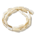 Natural Trochus Shell Beads Strands, Oval, Wheat, 13.5~14x4.5~7x3~6mm, Hole: 0.6mm, about 28pcs/strand, 14.96''(38cm)